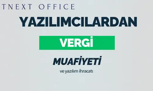 Yazılımcılarda vergi muafiyeti